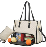 Convenient Commute New Women's Insulated Lunch Bag, Leak-proof Large Purse, Diagonal Computer Storage Case