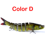 Pike Fishing Lures, Artificial Multi Jointed Sections, Hard Bait Trolling Pike Carp Fishing Tools