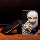 Horns Inlaid with Ox, Symbolic Bone Carving Art