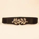Waist Elastic Belt for Decorative Dress, A Sweet Pair of Buckles