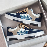 Fashion New Leather, Casual Men's Sneakers