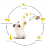 Tease Cat Stick, Interactive Feather Toys, Pet Products
