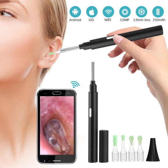 Visual Otoscope, HD Ear Picking Endoscope, Earwax Cleaning Intelligent Device