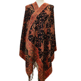 Classic Cashmere-like Jacquard Paisley Tassel Scarf