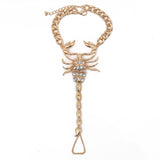 Diamond Scorpion Anklet or Paajeb