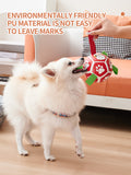 Dog Soccer Balls Toy with Straps, Gift for Pets - Puppy Birthday Interactive Toys