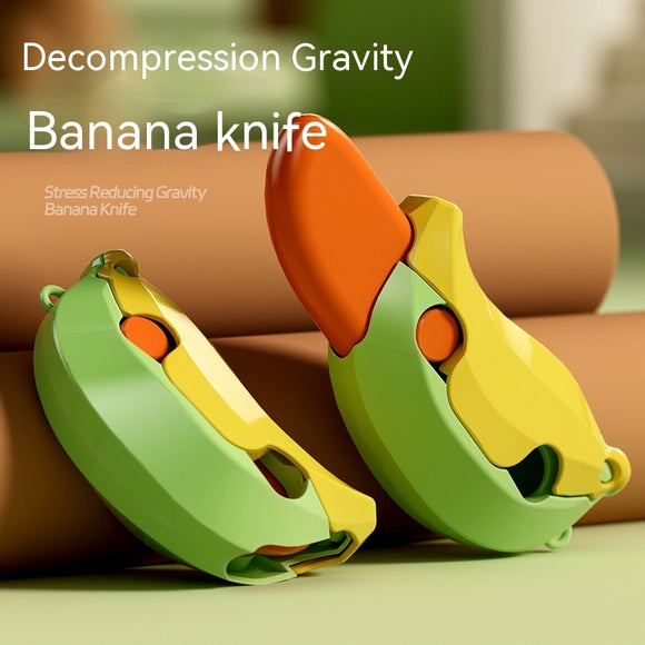 3D Gravity Decompression, Banana Knife Children's Toy
