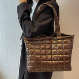 Winter Shoulder Bags, Women's Fashion Plaid Handbag