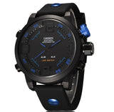 Silicone with Round Large Dial, Men's Watch