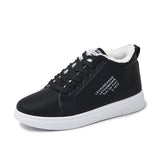 Women's Cotton Shoes wth Fleece, Sports Flat Sneakers