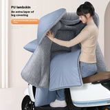 Rain-proof, Fleece-lined Thickened Waterproof Winter Windshield