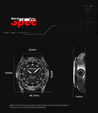 Outdoor Sports Pointer, Solar Rechargeable Luminous Waterproof, Long Endurance Light Driving Round Watch