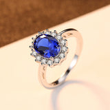 Royal Blue Trendy Ring