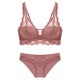 Laceless Gathering, Bra Underwear Set