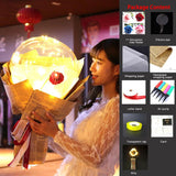 LED Luminous Balloon Rose Bouquet, Transparent Bobo Ball Rose