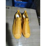 Men's Casual Canvas Shoes with Double Front Zipper – Breathable Flat Sneakers