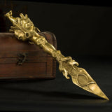 Pure Copper, Horse Head Vajra, Antique Tibetan Home Decor