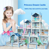 Girls' Playing House, DIY Assembled Princess House, Villa Toys