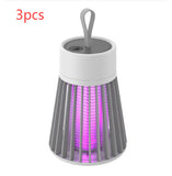 Electric-shock Physical Mosquito Killer, Light Purple Light Portable Outdoor Bedroom USB Rechargeable Insect Trap