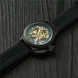 Mechanical Automatic Silicone Strap, Fashion Casual Sports Men's Watch