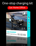 Telescopic Car Charger, Multifunctional 5A Fast Charge Data Cable