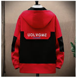 Color Matching Overalls, Spring and Autumn Hooded Jacket