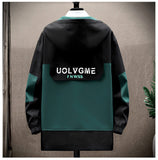 Color Matching Overalls, Spring and Autumn Hooded Jacket