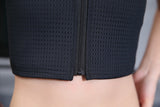 T Era Les Chest Cover, Short Bandage Zippered Tomboy Vest Corset