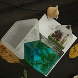 DIY Crystal Glue House Specimen Table Three-dimensional Silicone Mold