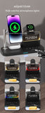 3-in-1 Magnetic Night Lamp with Wireless Charger and Alarm Clock