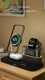 3-in-1 Magnetic Night Lamp with Wireless Charger and Alarm Clock