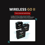 Wireless Microphone 2 Generation SLR Camera and Phone Collar Clip