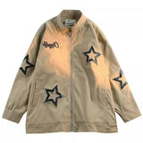 High Street Loose Couple Baseball Uniform Jacket