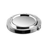 Portable Round Metal Foldable Table Handbag Holder Alloy Accessory for Women (Pack of 3)