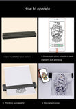Bluetooth USB Connection to Computer, Portable Thermal Tattoo Printer