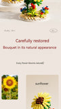 Small Particle Building Blocks Flower Toy, Assembled Gift Preserved Flower Ornaments