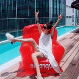 Trendy Sofa Chair, Transparent Leisure Stool