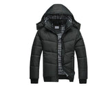 Men’s Hooded Cotton Jacket, Thick Winter Wear in Korean Style