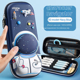 Three-dimensional Pencil Case, Primary School Kindergarten Cartoon Large Capacity Pencil Box