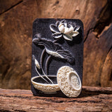 Horns Inlaid with Ox, Symbolic Bone Carving Art