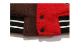 Retro Fashion Brand Lamb Wool, Baseball Uniform Jacket for Women