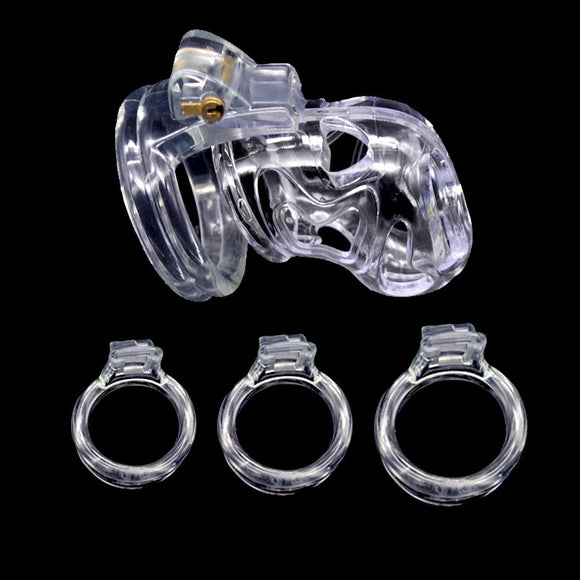 La Color Men's Colorful Super Breathable Chastity Lock, Catheter Device