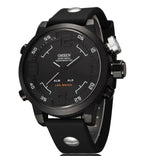 Silicone with Round Large Dial, Men's Watch