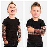 Kids Tattoo Sleeve T-shirt – Stretchable Fashion Arm Cover Tee for Boys