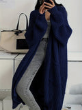 Style Icon, Loose Thick Knitted Coat for Women