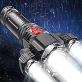 Outdoor Home Portable Riding, USB Rechargeable Flashlight