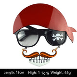 Halloween Funny Beard Ball Props – Skull Pirate Party Decoration