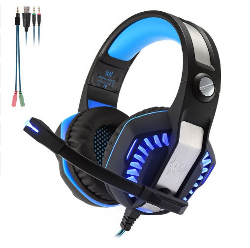 Computer Gaming Headpiece, E-sports Headset with Microphone