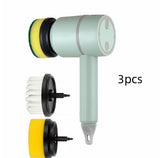 Electric Cleaning Dishwashing Brush, Automatic Wireless USB Rechargeable Professional Kitchen Bathtub Tile Cleaning Device