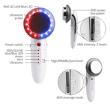 6-in-1 EMS Ultrasonic LED Cavitation Galvanic Ultrasound Thinning Body Infrared Therapy to Lose Weight and Fat Burn